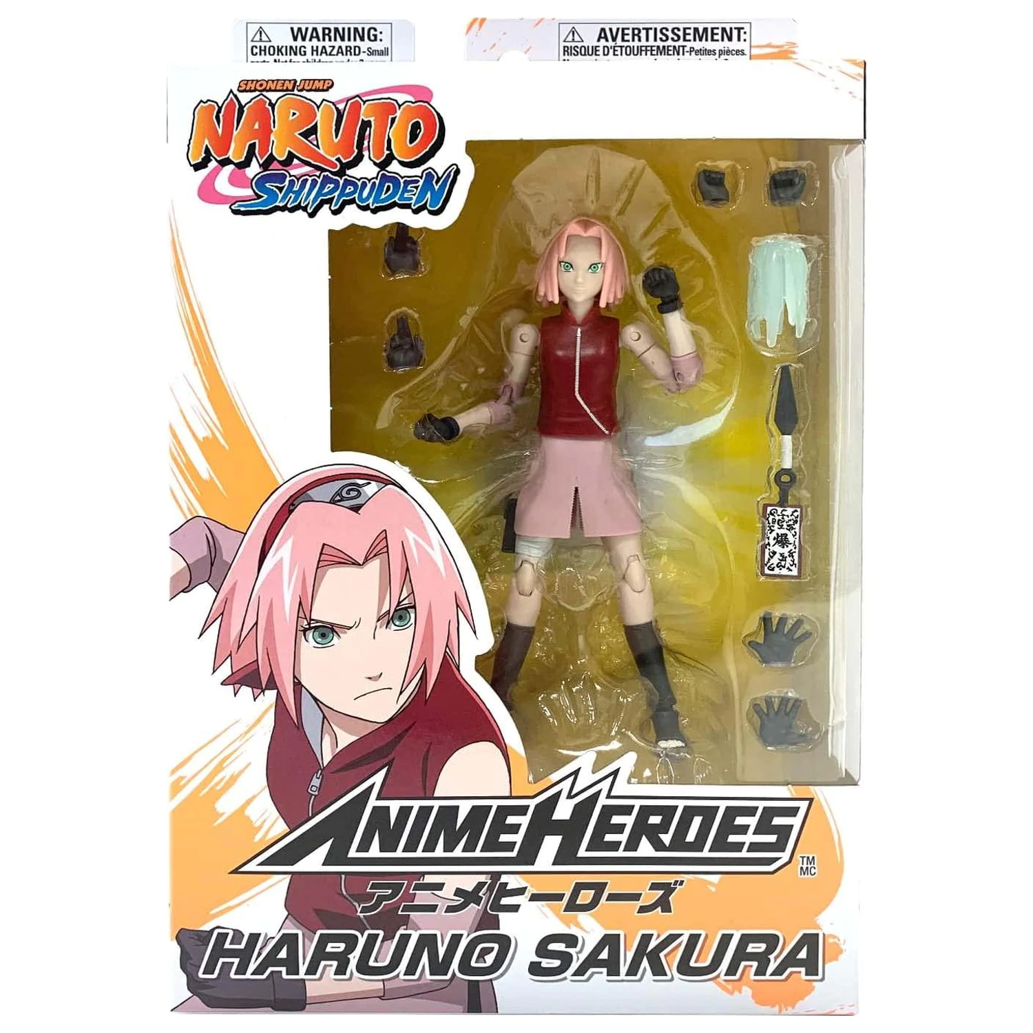 NARUTO Haruno Sakura Figure Anime Heroes 17cm product photo