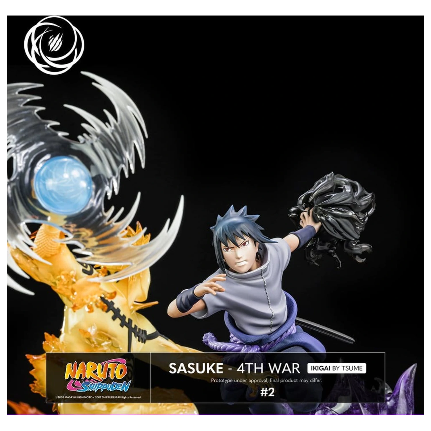 Naruto IKIGAI Figure 1/6 Sasuke Fourth Great Ninja War product photo