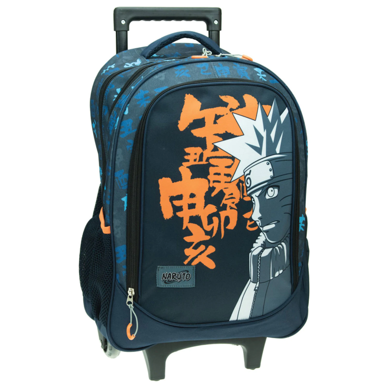 Naruto Letters rolling school bag, bag 46 cm product photo