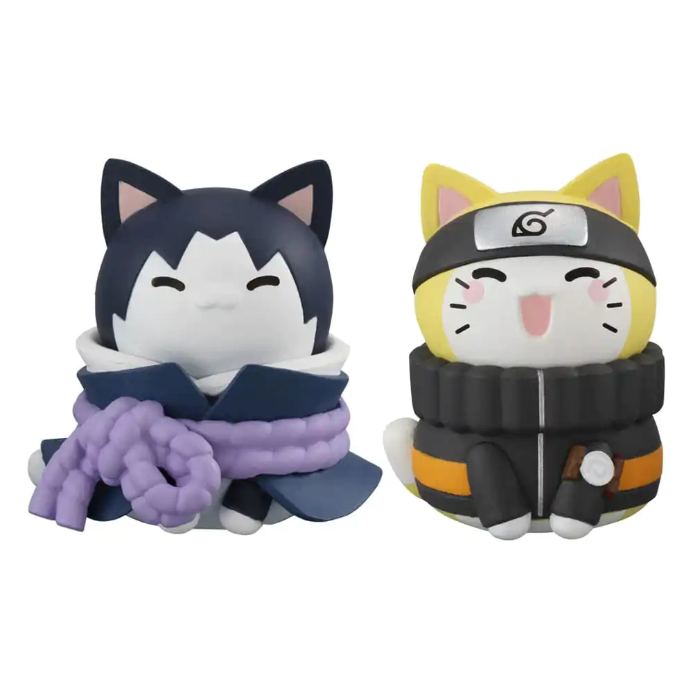 Naruto Mega Cat Project Trading Figures Naruto &amp; Sasuke Limited Ver. product photo