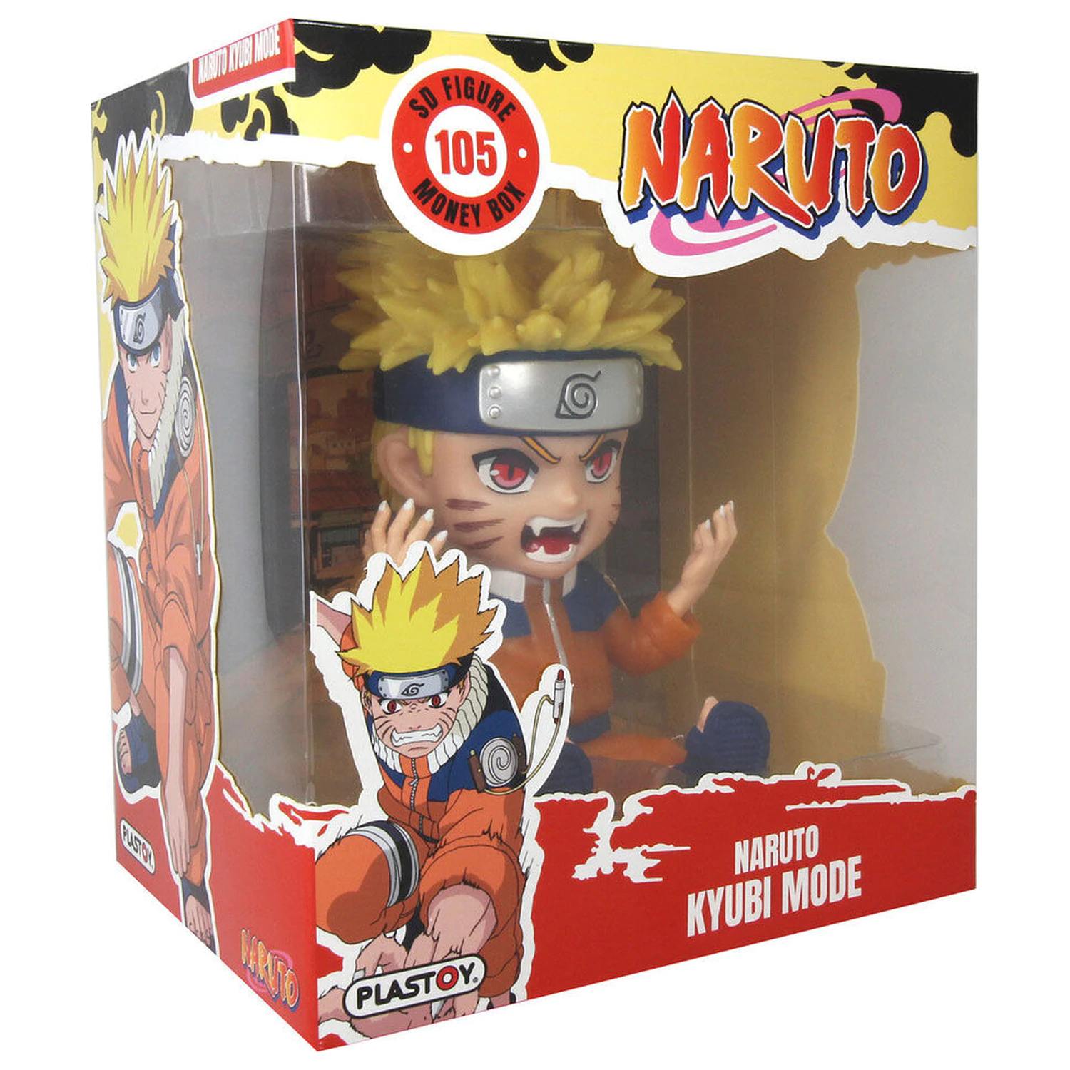 Naruto - Naruto Kyubi Mood money box figure 15cm product photo
