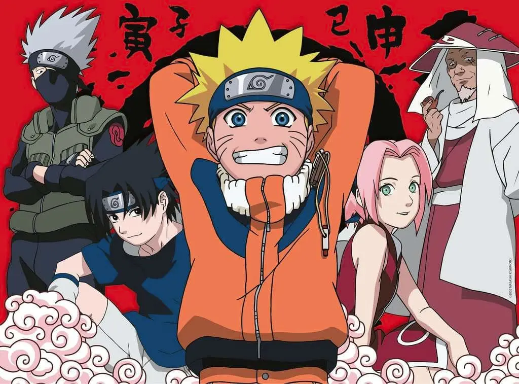 Naruto Children's Jigsaw Puzzle XXL Naruto's Adventures (300 pieces) product photo