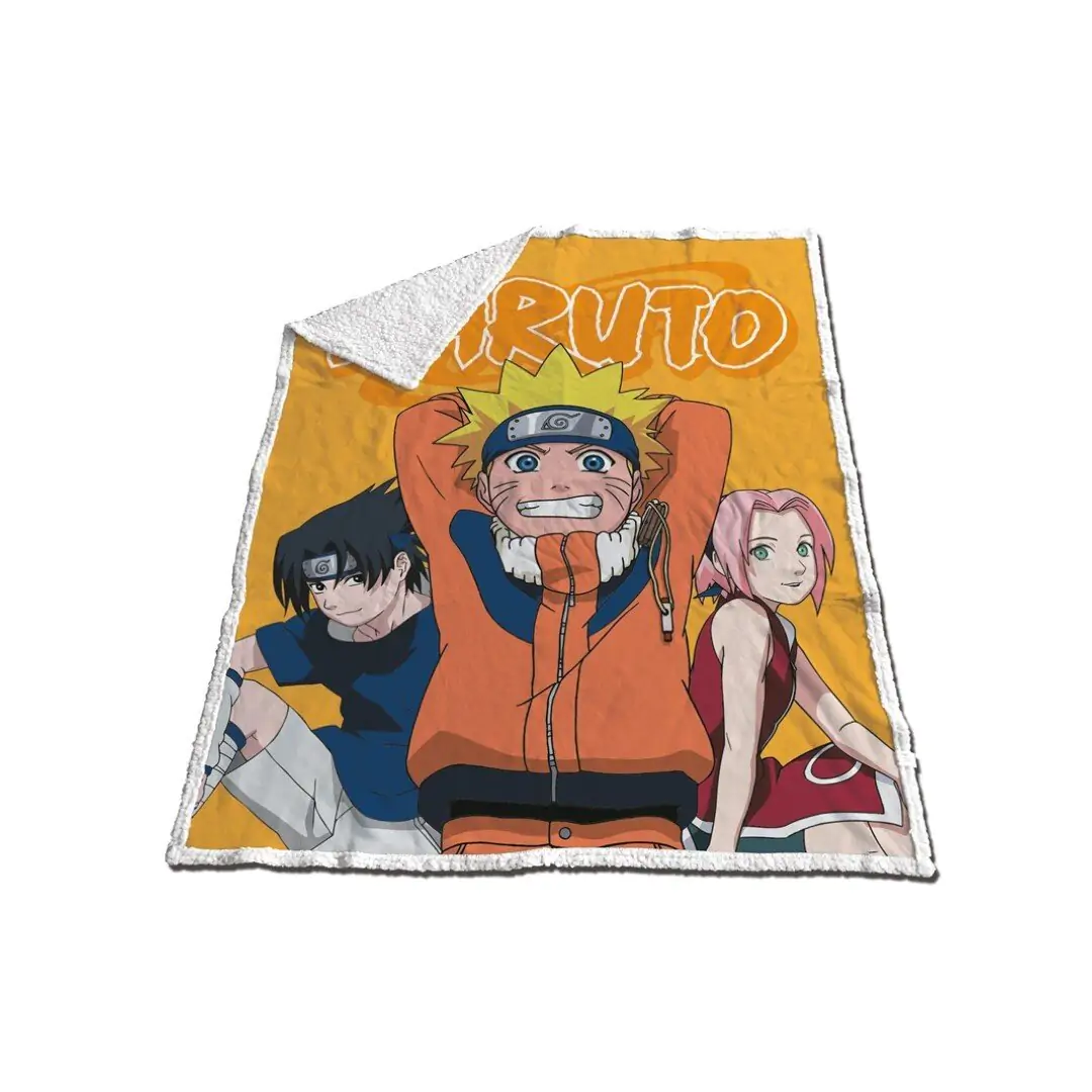 NARUTO Sherpa Blanket Naruto, Sasuke & Sakura 120x150cm product photo