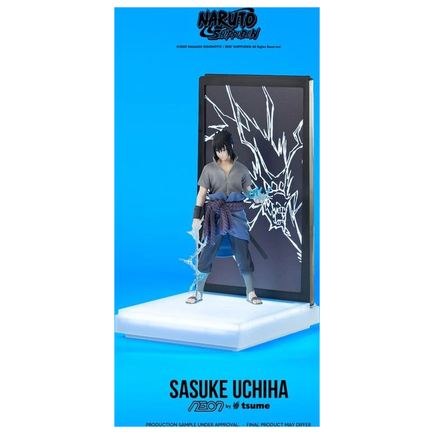 Naruto Neon Figure 1/9 Sasuke Uchiha 25 cm product photo