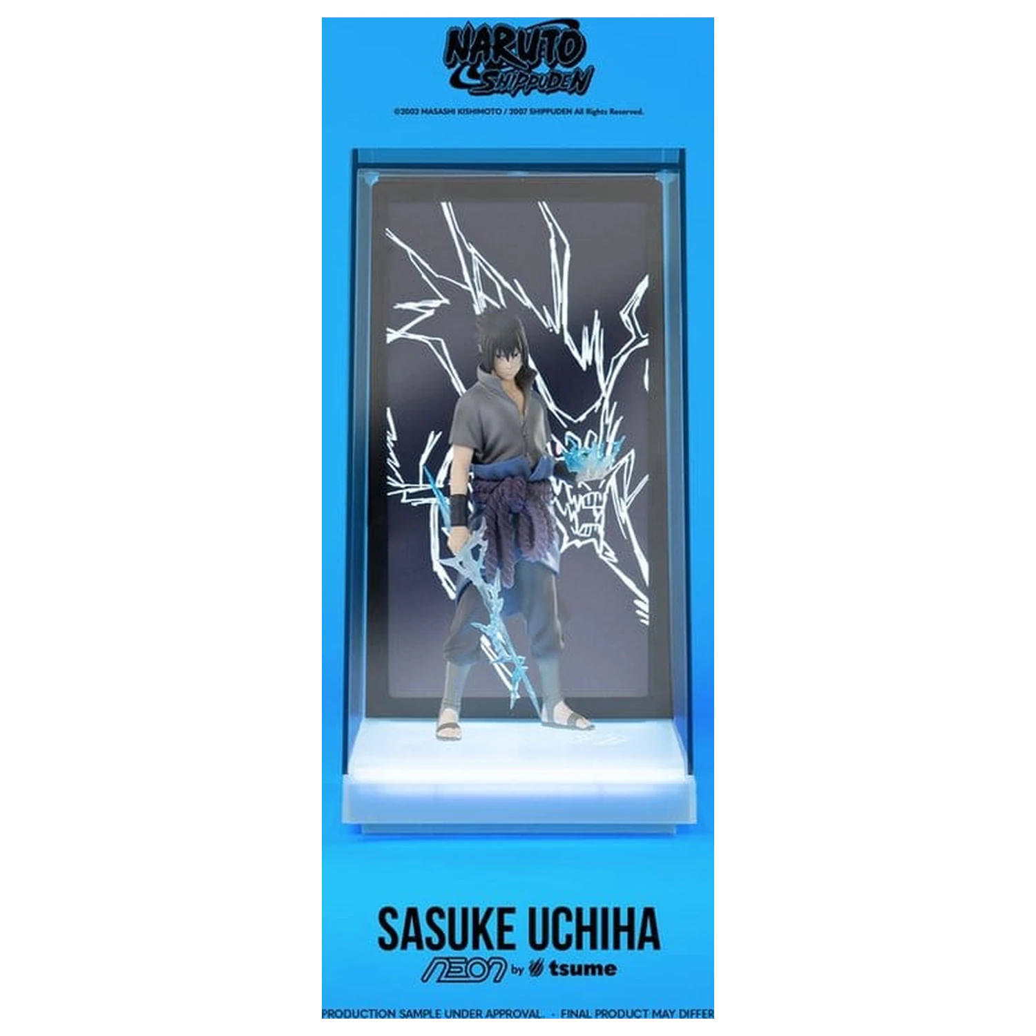 Naruto Neon Figure 1/9 Sasuke Uchiha 25 cm product photo