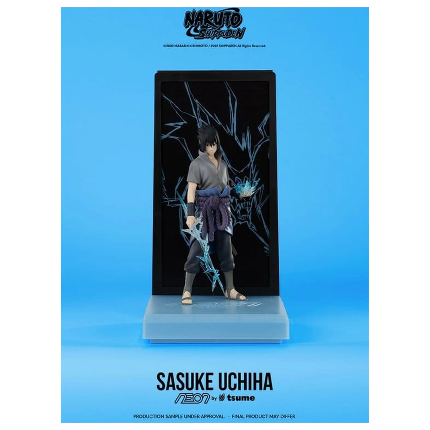 Naruto Neon Figure 1/9 Sasuke Uchiha 25 cm product photo