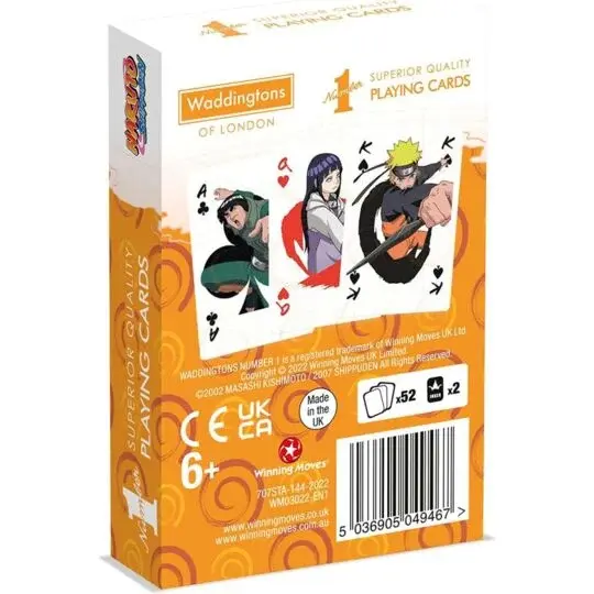 Naruto Number 1 Playing Cards *German Packaging* product photo