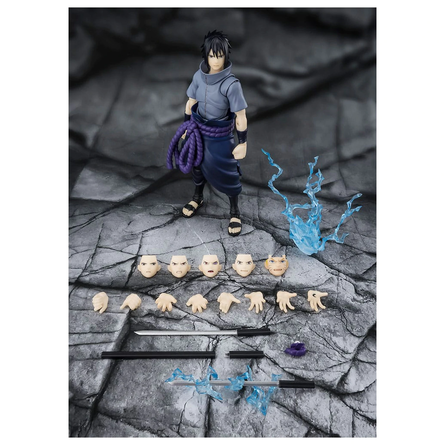 Naruto S.H.Figuarts Action Figure Sasuke Uchiha Solitary Shinobi 15 cm          product photo