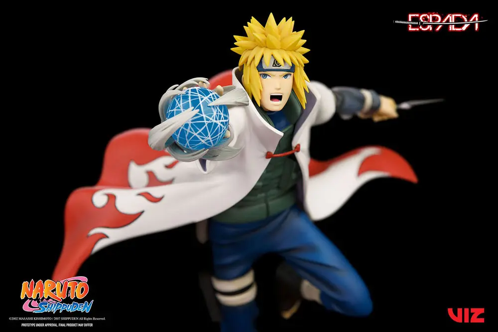 Naruto Shippuden PVC Statue 1/8 Minato Namikaze Vs Nine Tailed Fox 41 cm termékfotó