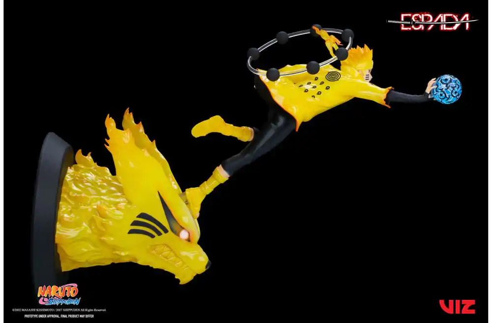 Naruto Shippuden PVC Magnet Statue 1/8 Naruto Uzumaki & Kurama 28 cm product photo