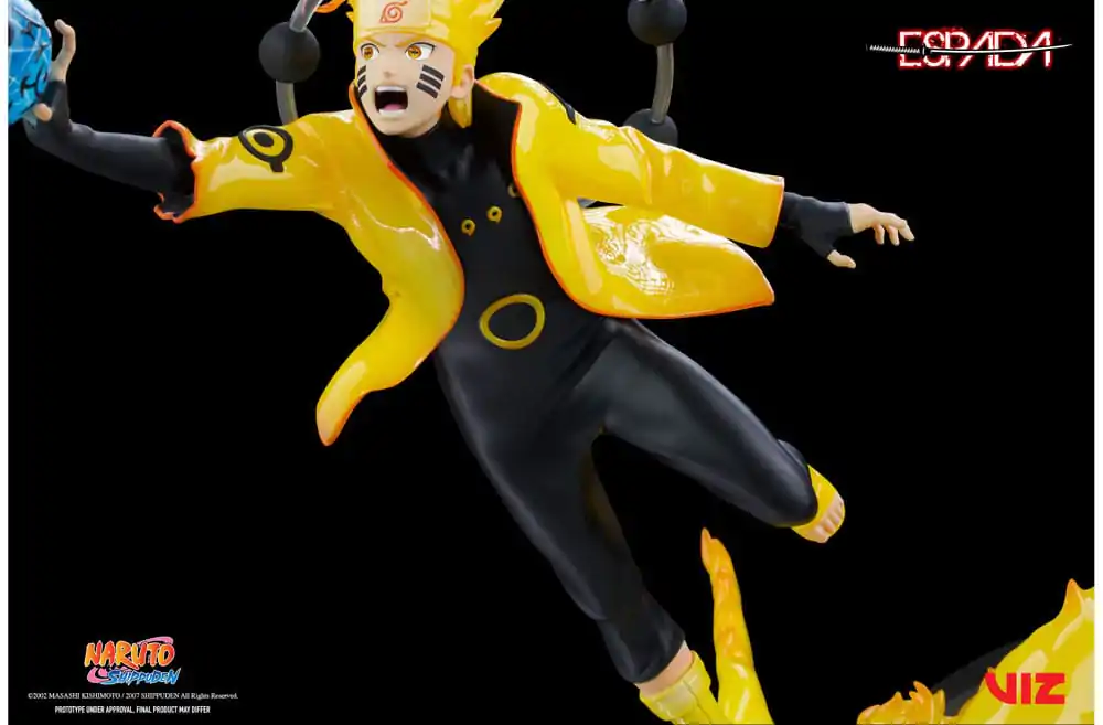 Naruto Shippuden PVC Magnet Statue 1/8 Naruto Uzumaki & Kurama 28 cm product photo
