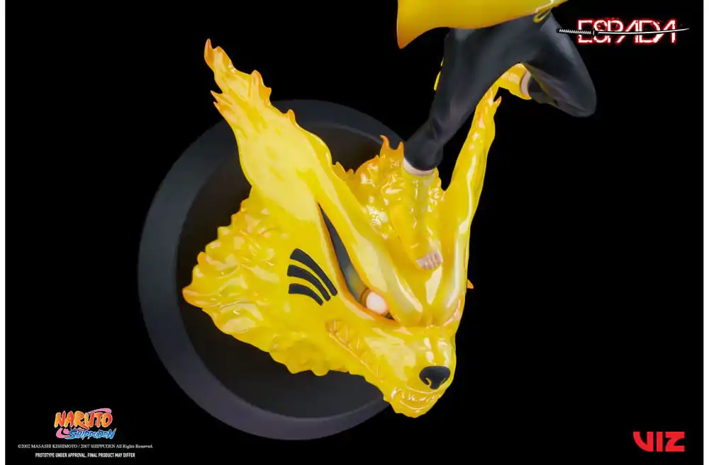 Naruto Shippuden PVC Magnet Statue 1/8 Naruto Uzumaki & Kurama 28 cm product photo