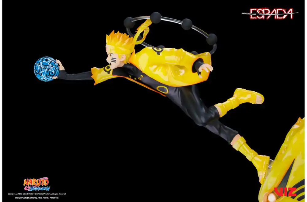 Naruto Shippuden PVC Magnet Statue 1/8 Naruto Uzumaki & Kurama 28 cm product photo