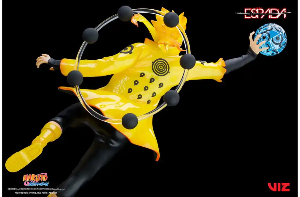 Naruto Shippuden PVC Magnet Statue 1/8 Naruto Uzumaki & Kurama 28 cm product photo