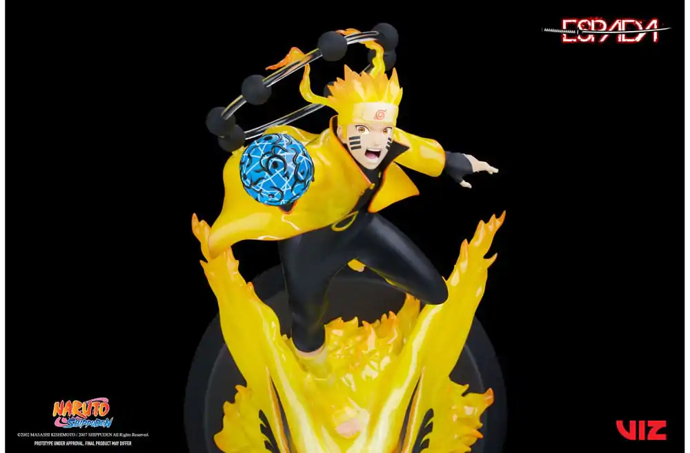 Naruto Shippuden PVC Magnet Statue 1/8 Naruto Uzumaki & Kurama 28 cm product photo