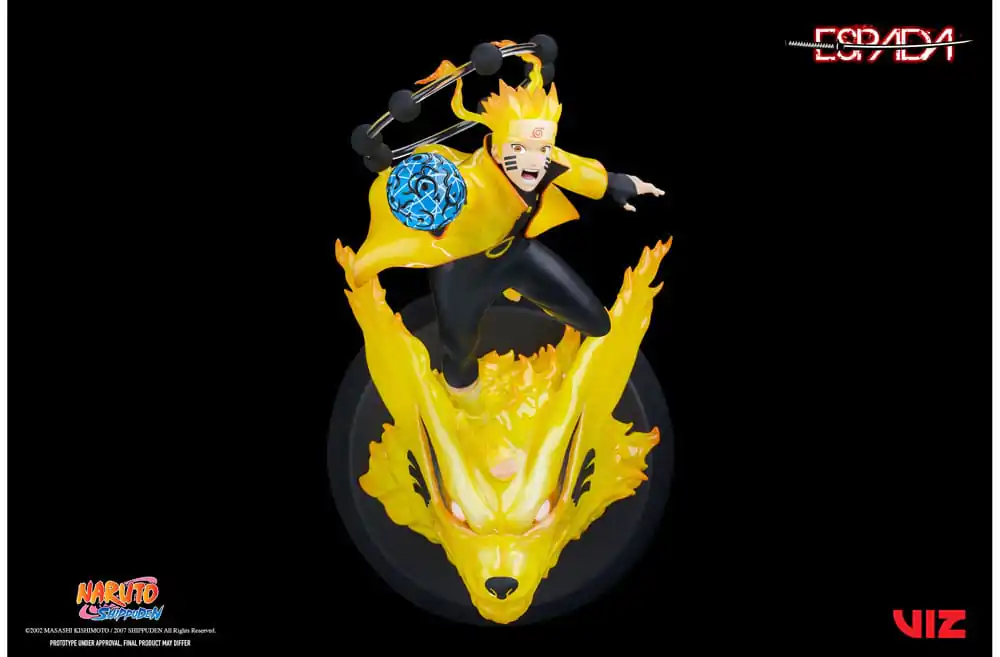 Naruto Shippuden PVC Magnet Statue 1/8 Naruto Uzumaki & Kurama 28 cm product photo