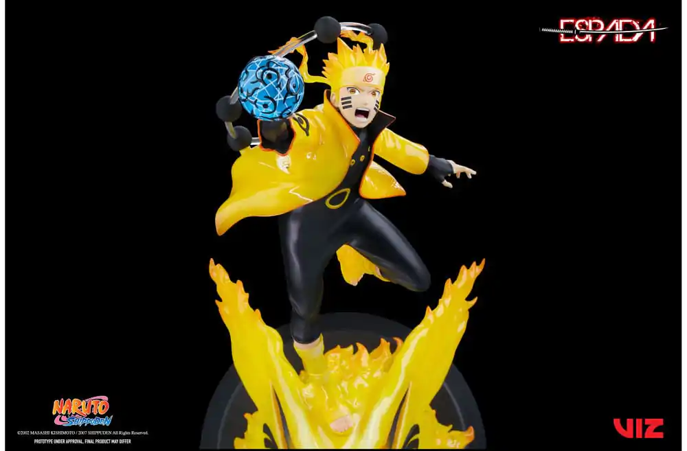 Naruto Shippuden PVC Magnet Statue 1/8 Naruto Uzumaki & Kurama 28 cm product photo