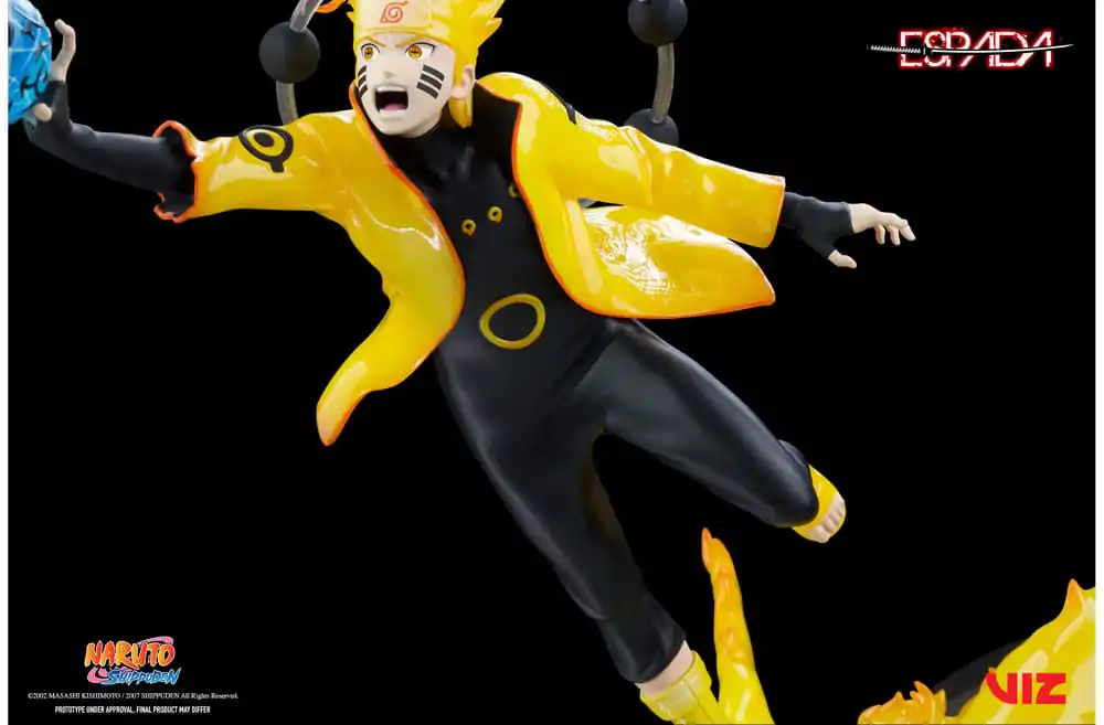 Naruto Shippuden PVC Magnet Statue 1/8 Naruto Uzumaki & Kurama 28 cm product photo
