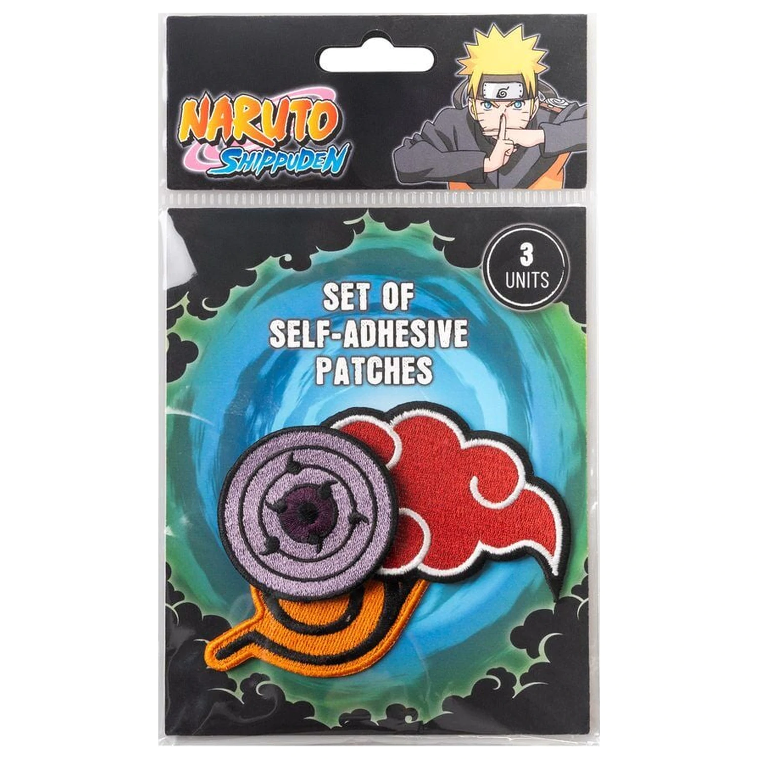 Naruto Shippuden set of 3 patches product photo