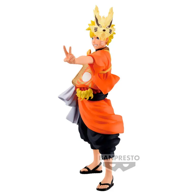 Naruto Shippuden Animation 20Th Anniversary Costume Naruto Uzumaki figure 16cm product photo