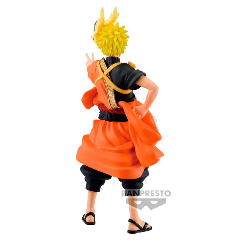 Naruto Shippuden Animation 20Th Anniversary Costume Naruto Uzumaki figure 16cm product photo