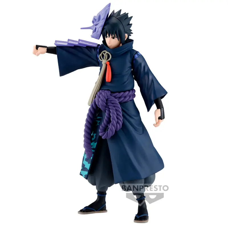Naruto Shippuden Animation 20Th Anniversary Costume Sasuke Uchiha figure 16cm product photo