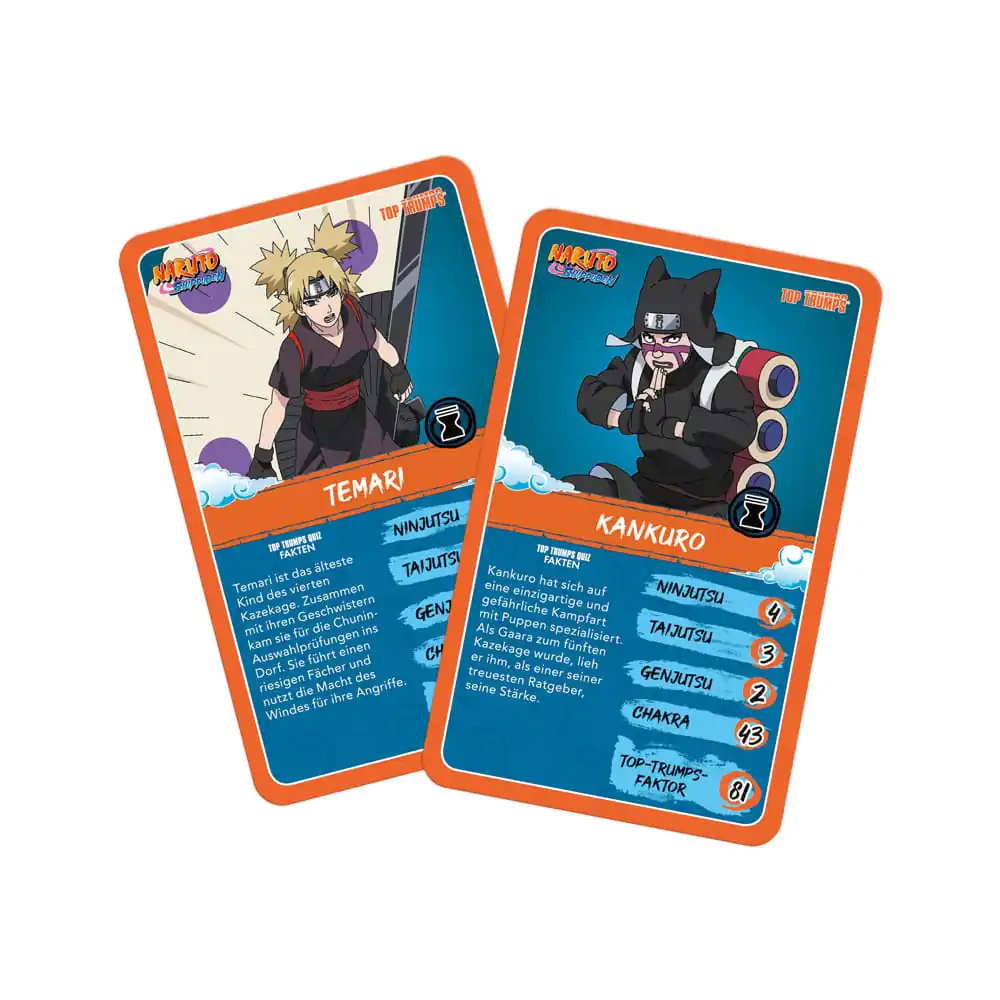 Naruto Shippuden Collectible Card Game Top Trumps Quiz Anime Collectible *German Version* product photo