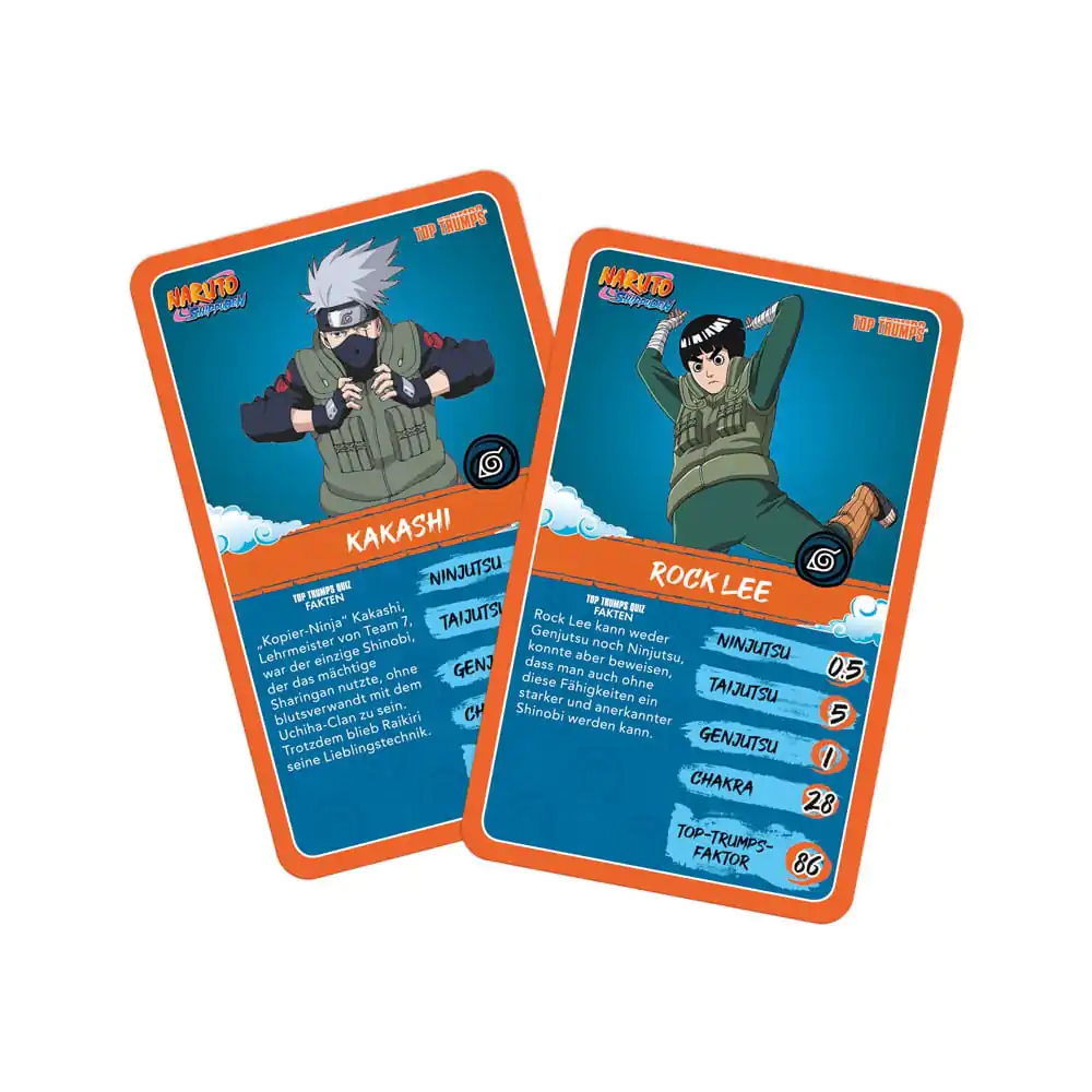 Naruto Shippuden Collectible Card Game Top Trumps Quiz Anime Collectible *German Version* product photo