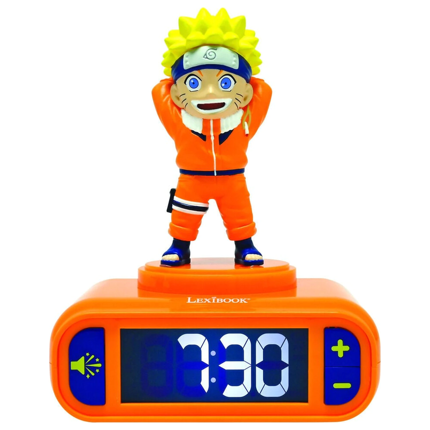 Naruto Shippuden digital alarm clock with 3D night light product photo