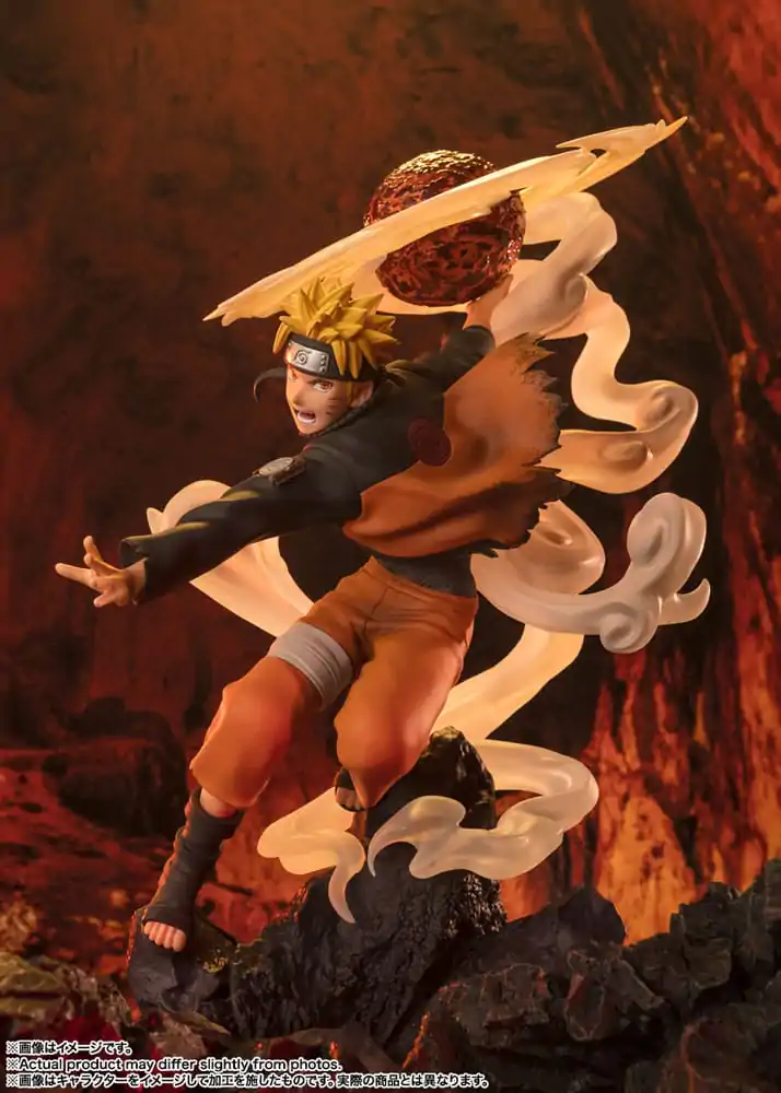 Naruto Shippuden Figuarts ZERO Extra Battle PVC Statue Naruto Uzumaki-Sage Art: Lava Release Rasenshuriken 24 cm product photo