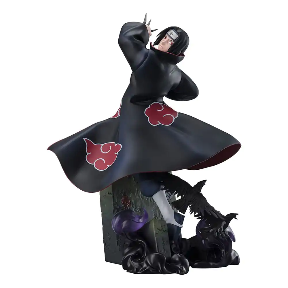Naruto Shippuden FiguartsZERO Extra Battle PVC Statue Itachi Uchiha -The Light &amp; Dark of the Mangekyo Sharingan- 24 cm product photo