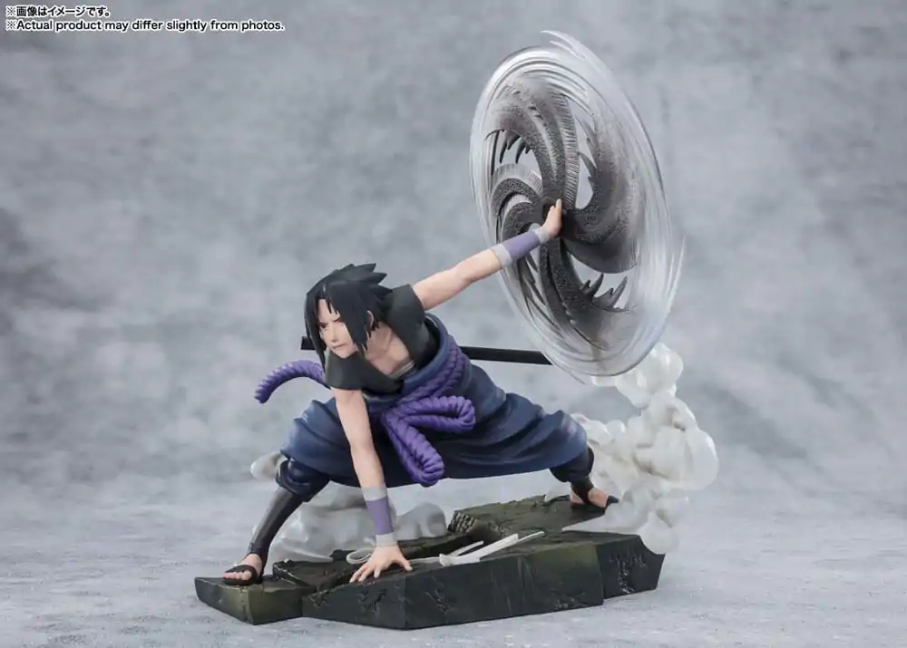Naruto Shippuden FiguartsZERO Extra Battle PVC Statue Sasuke Uchiha -The Light &amp; Dark of the Mangekyo Sharingan- 20 cm product photo