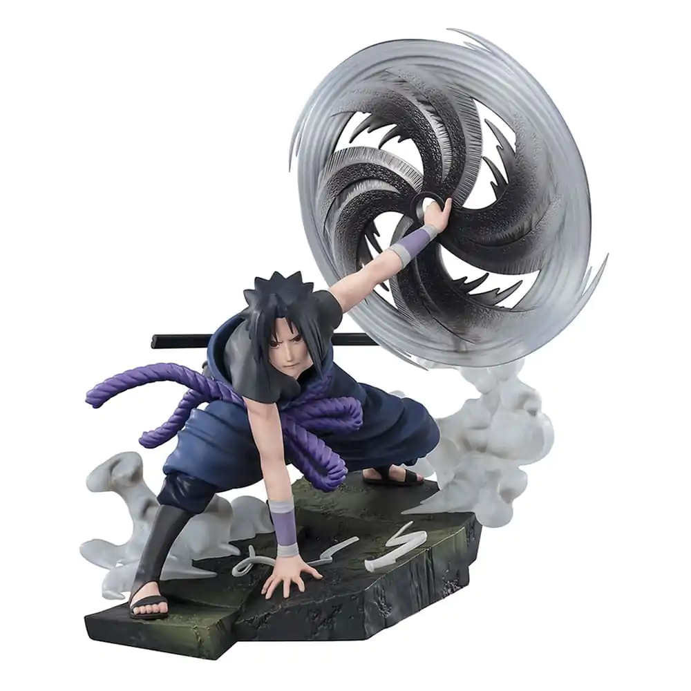 Naruto Shippuden FiguartsZERO Extra Battle PVC Statue Sasuke Uchiha -The Light &amp; Dark of the Mangekyo Sharingan- 20 cm product photo
