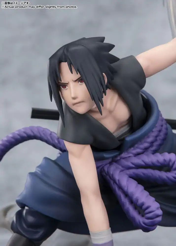 Naruto Shippuden FiguartsZERO Extra Battle PVC Statue Sasuke Uchiha -The Light &amp; Dark of the Mangekyo Sharingan- 20 cm product photo