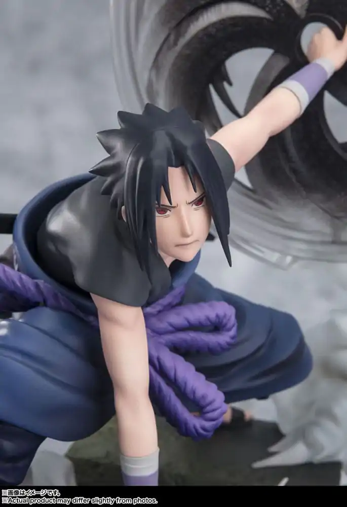Naruto Shippuden FiguartsZERO Extra Battle PVC Statue Sasuke Uchiha -The Light &amp; Dark of the Mangekyo Sharingan- 20 cm product photo