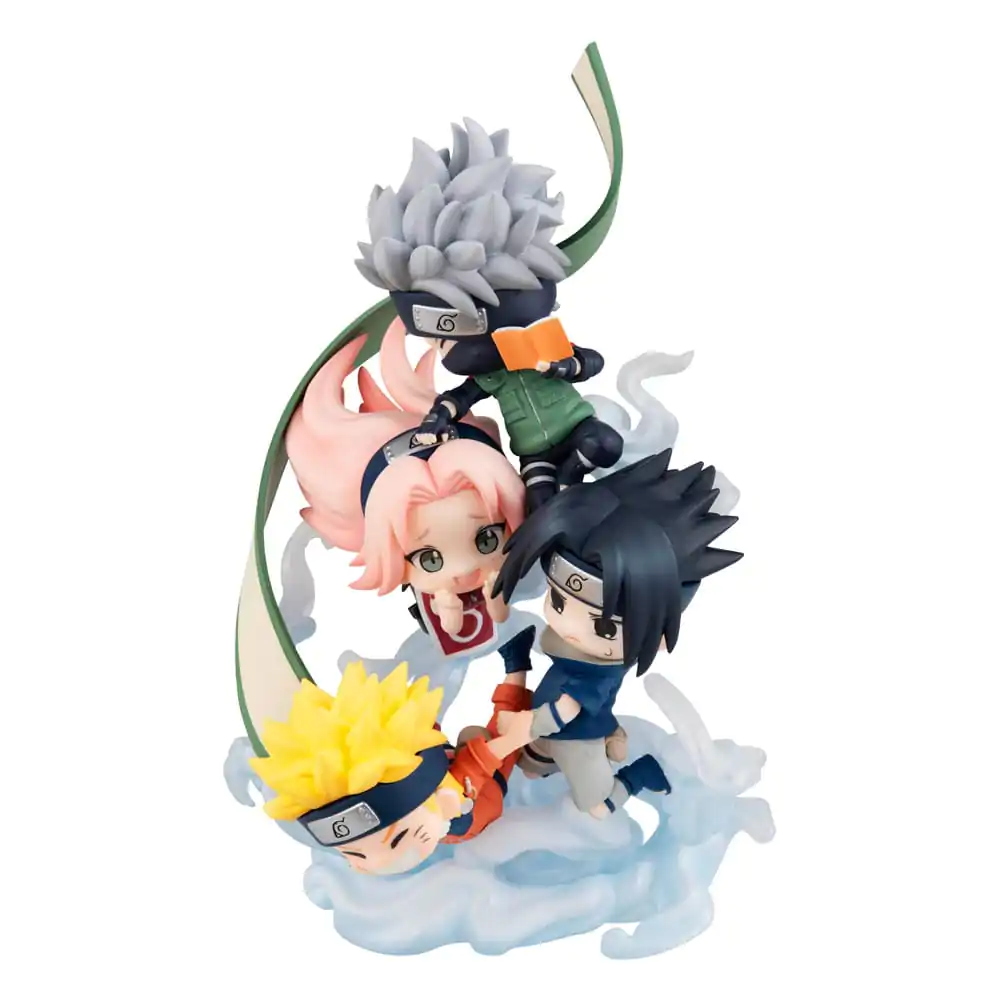 Naruto Shippuden FigUnity PVC Mini Statue Gather here, Team 7 13 cm product photo