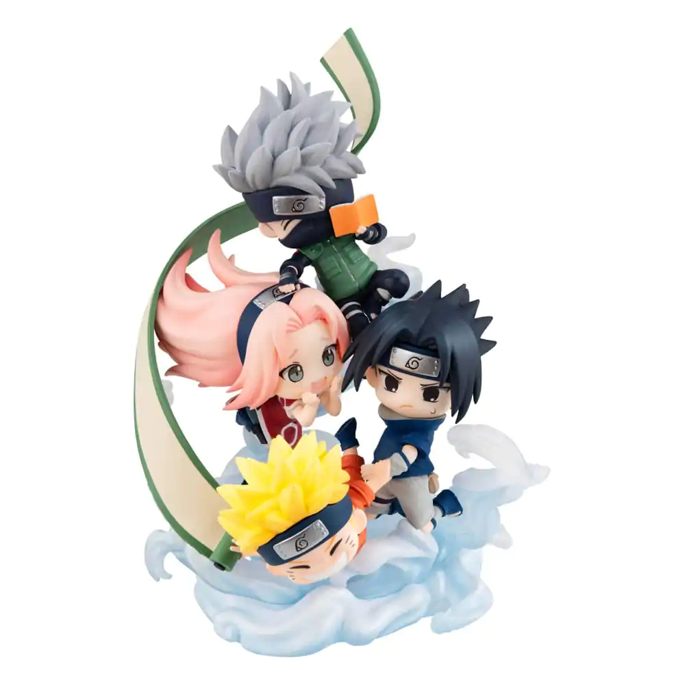 Naruto Shippuden FigUnity PVC Mini Statue Gather here, Team 7 13 cm product photo