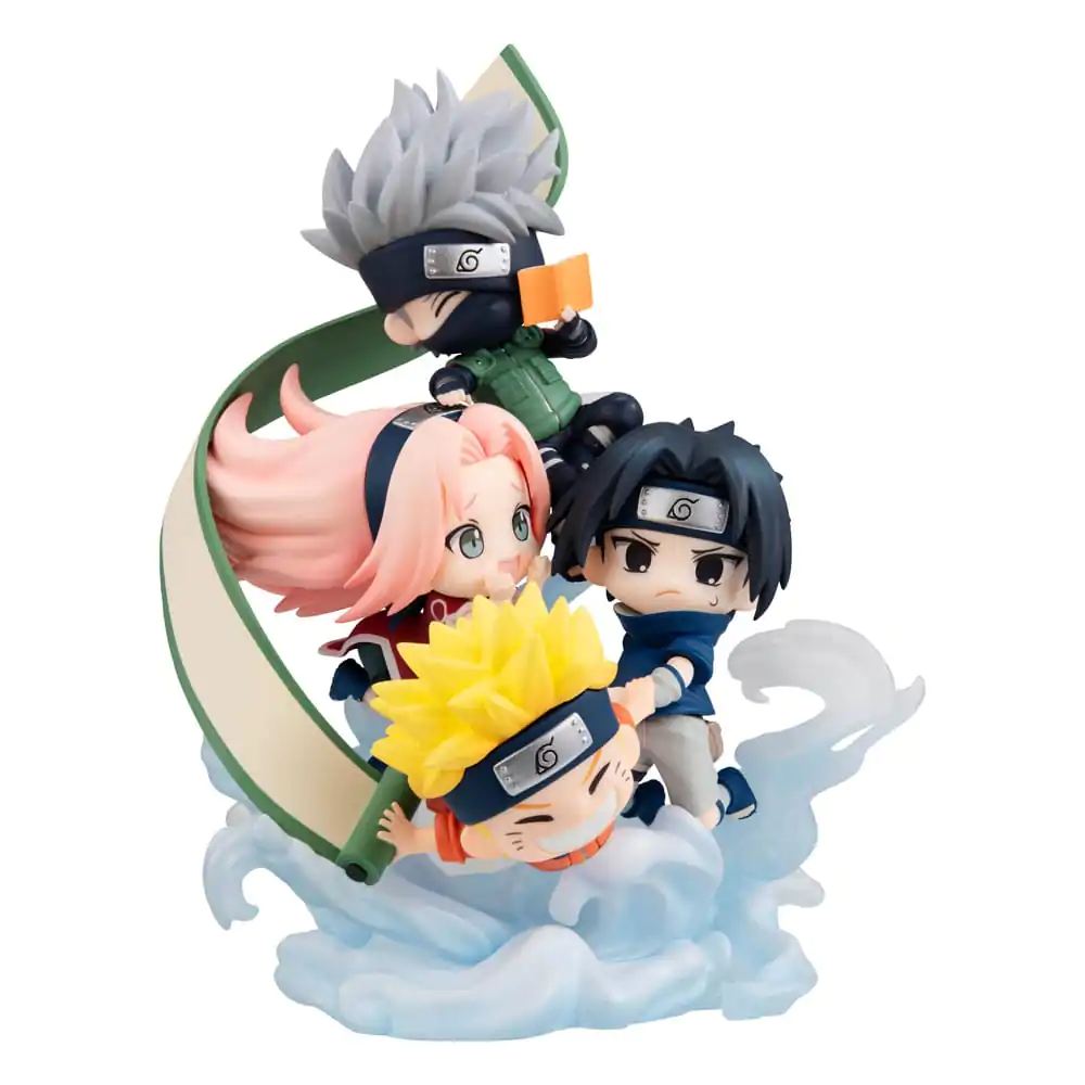 Naruto Shippuden FigUnity PVC Mini Statue Gather here, Team 7 13 cm product photo