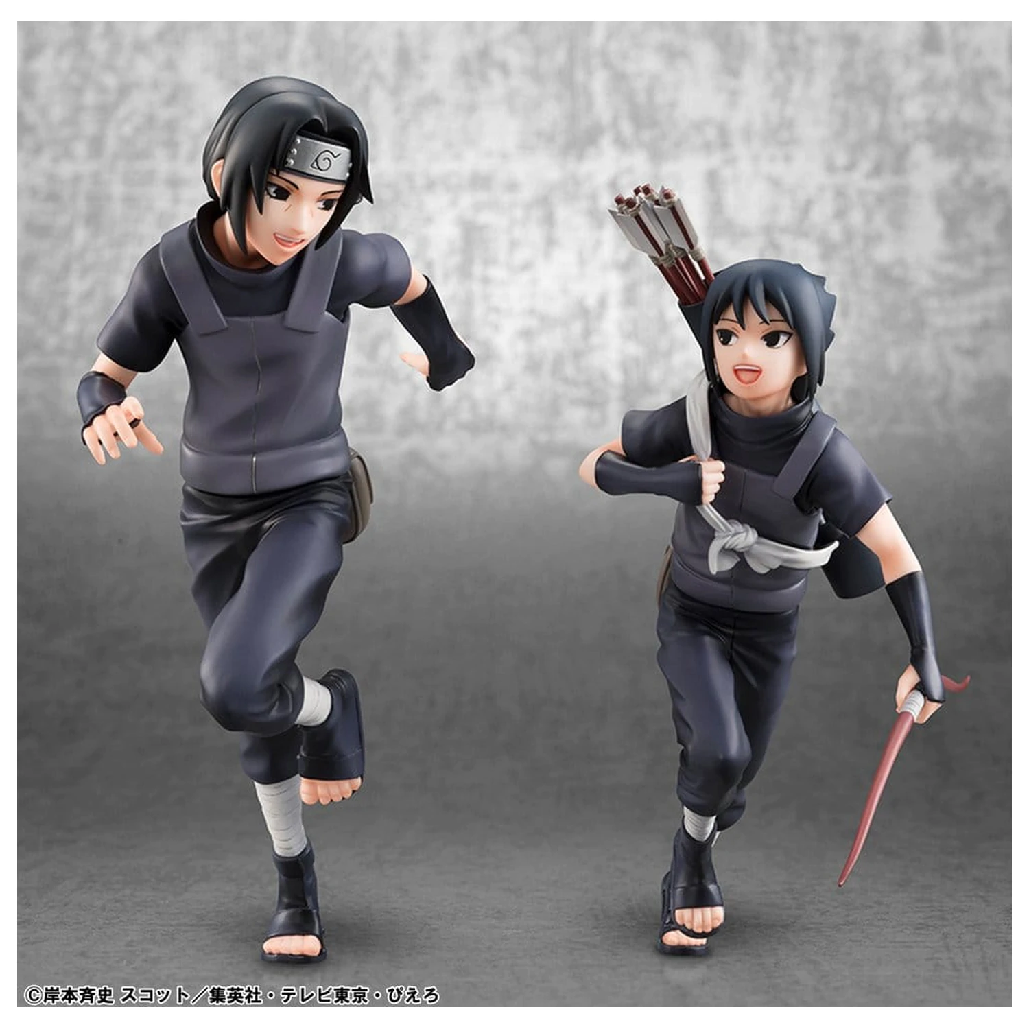 Naruto Shippuden G.E.M. Series PVC Figures 2-Pack Itachi Uchiha & Sasuke  product photo
