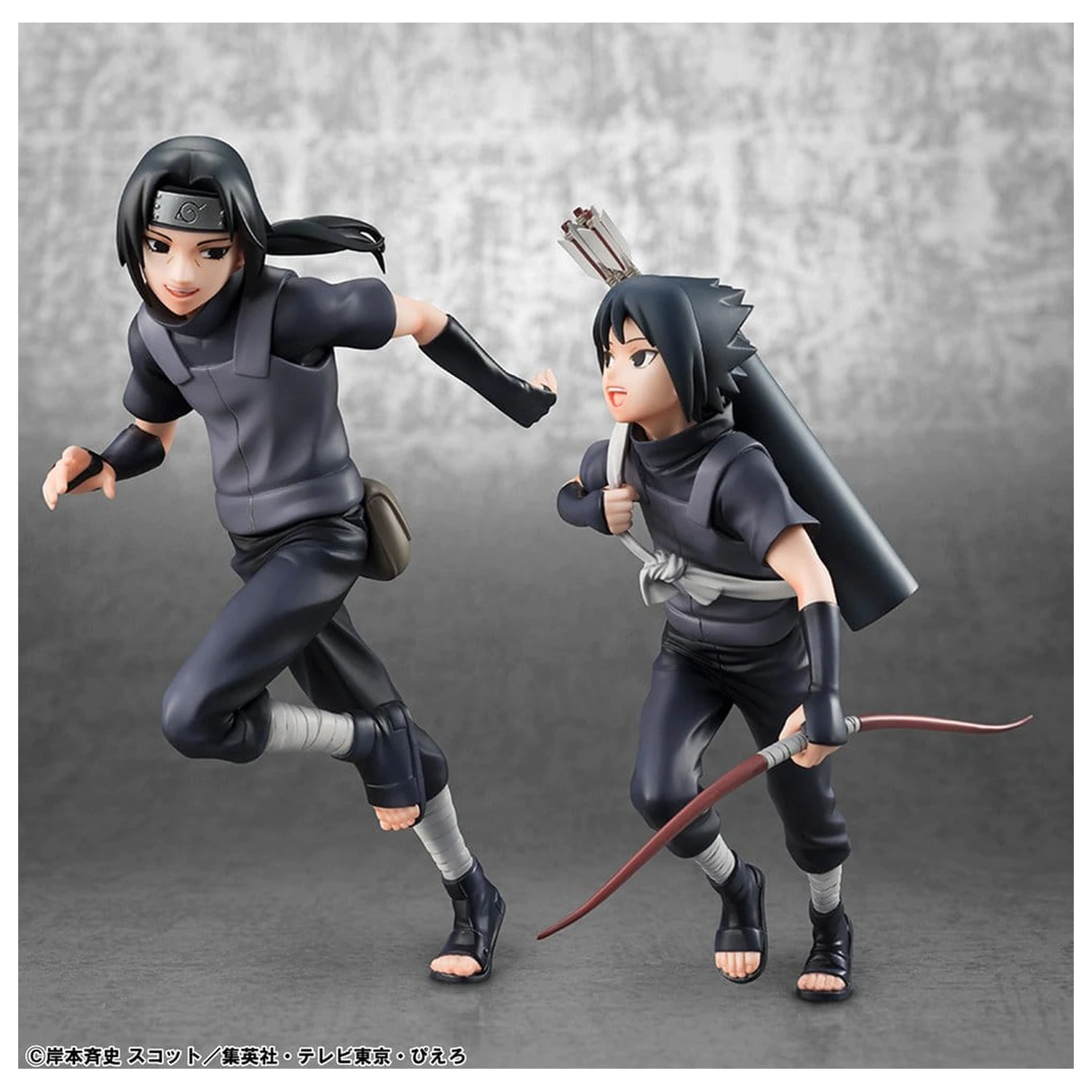 Naruto Shippuden G.E.M. Series PVC Figures 2-Pack Itachi Uchiha & Sasuke  product photo