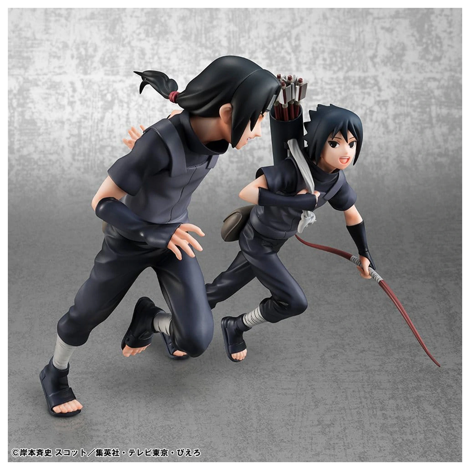 Naruto Shippuden G.E.M. Series PVC Figures 2-Pack Itachi Uchiha & Sasuke  product photo