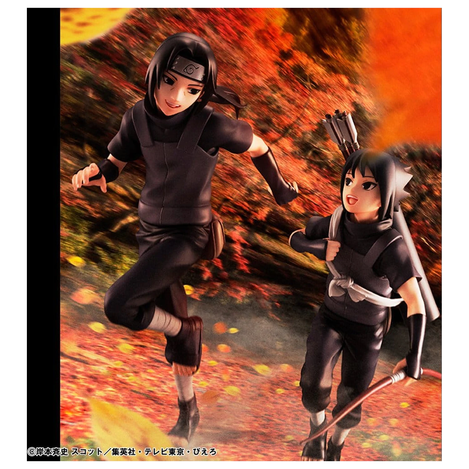 Naruto Shippuden G.E.M. Series PVC Figures 2-Pack Itachi Uchiha & Sasuke  product photo