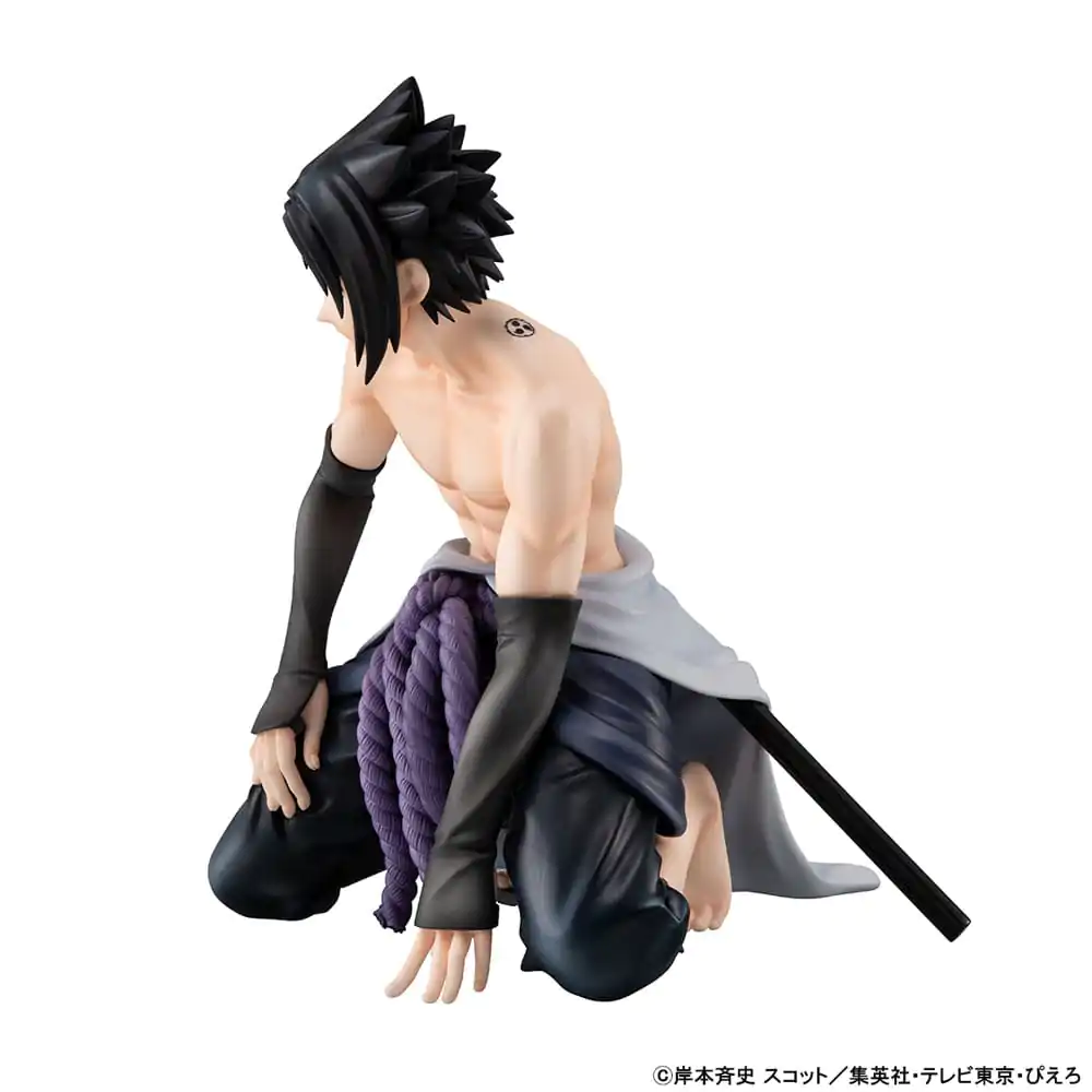 Naruto Shippuden G.E.M. Series PVC Statue Sasuke Palm Size 12 cm           product photo