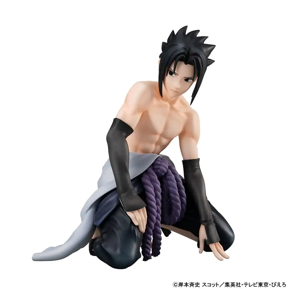 Naruto Shippuden G.E.M. Series PVC Statue Sasuke Palm Size 12 cm           product photo