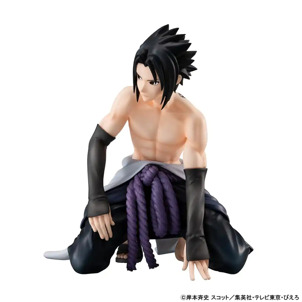 Naruto Shippuden G.E.M. Series PVC Statue Sasuke Palm Size 12 cm           product photo