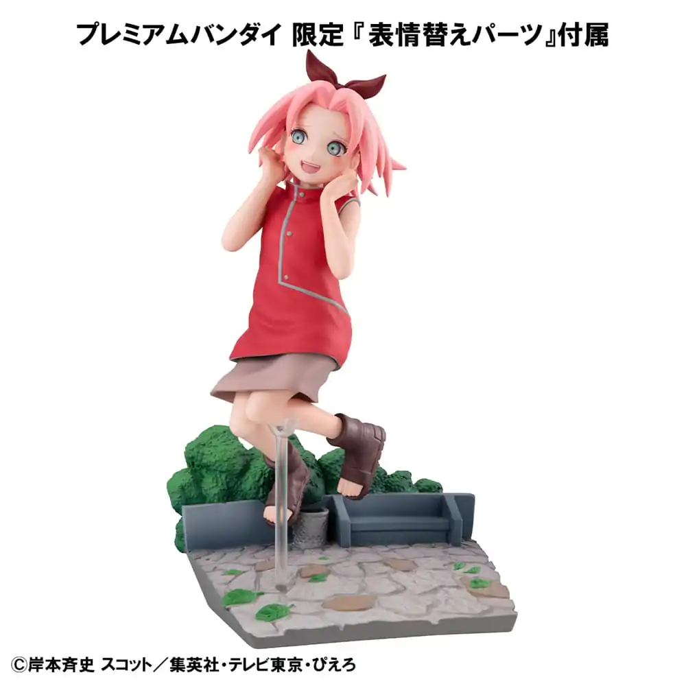 Naruto Shippuden G.E.M. Series PVC Statue Sakura Haruno GO! 15 cm (with gift) product photo