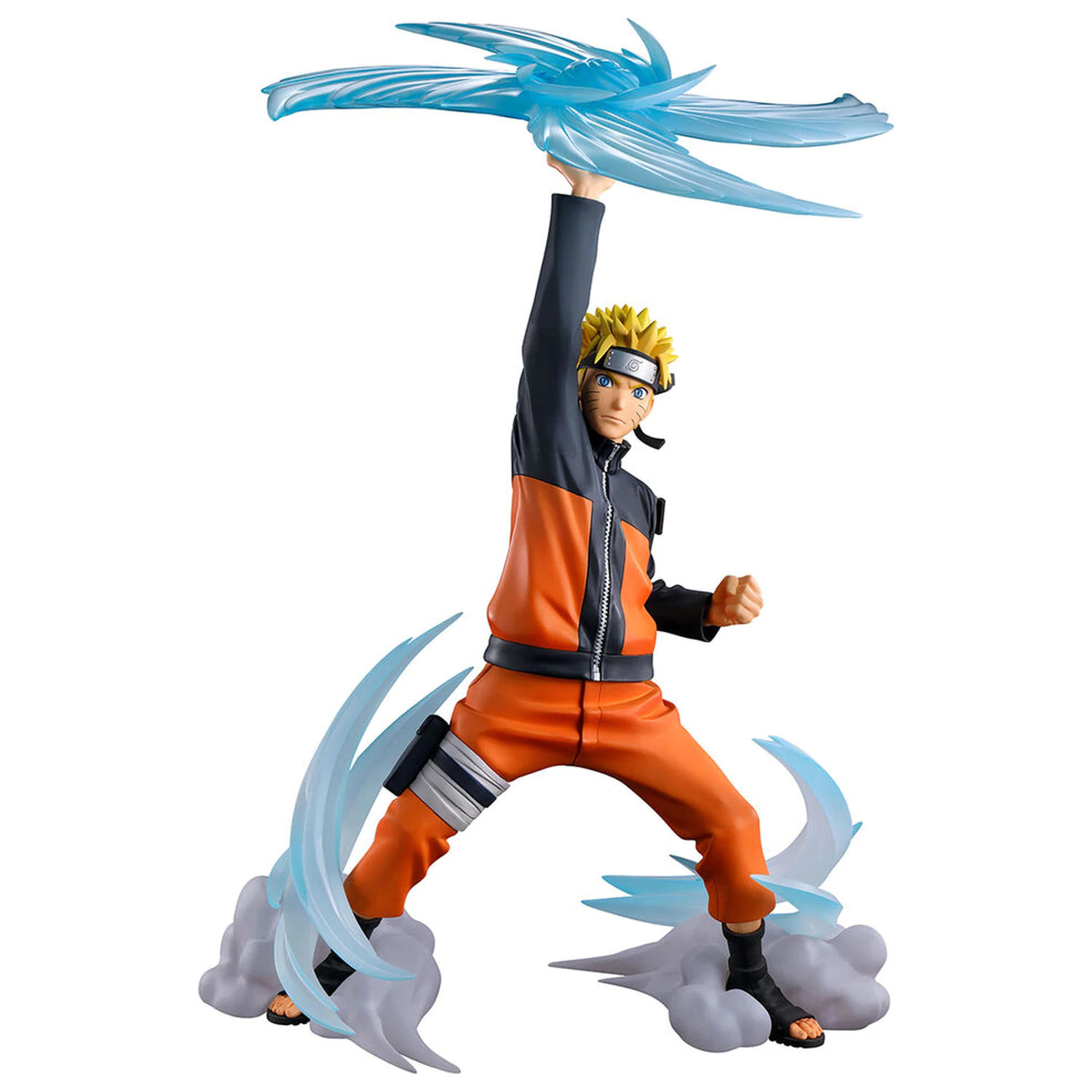 Naruto Shippuden Hidan Kakuzu Arc Naruto Uzumaki Wind Style: Rasen Shuriken Ichibansho figure 25cm product photo