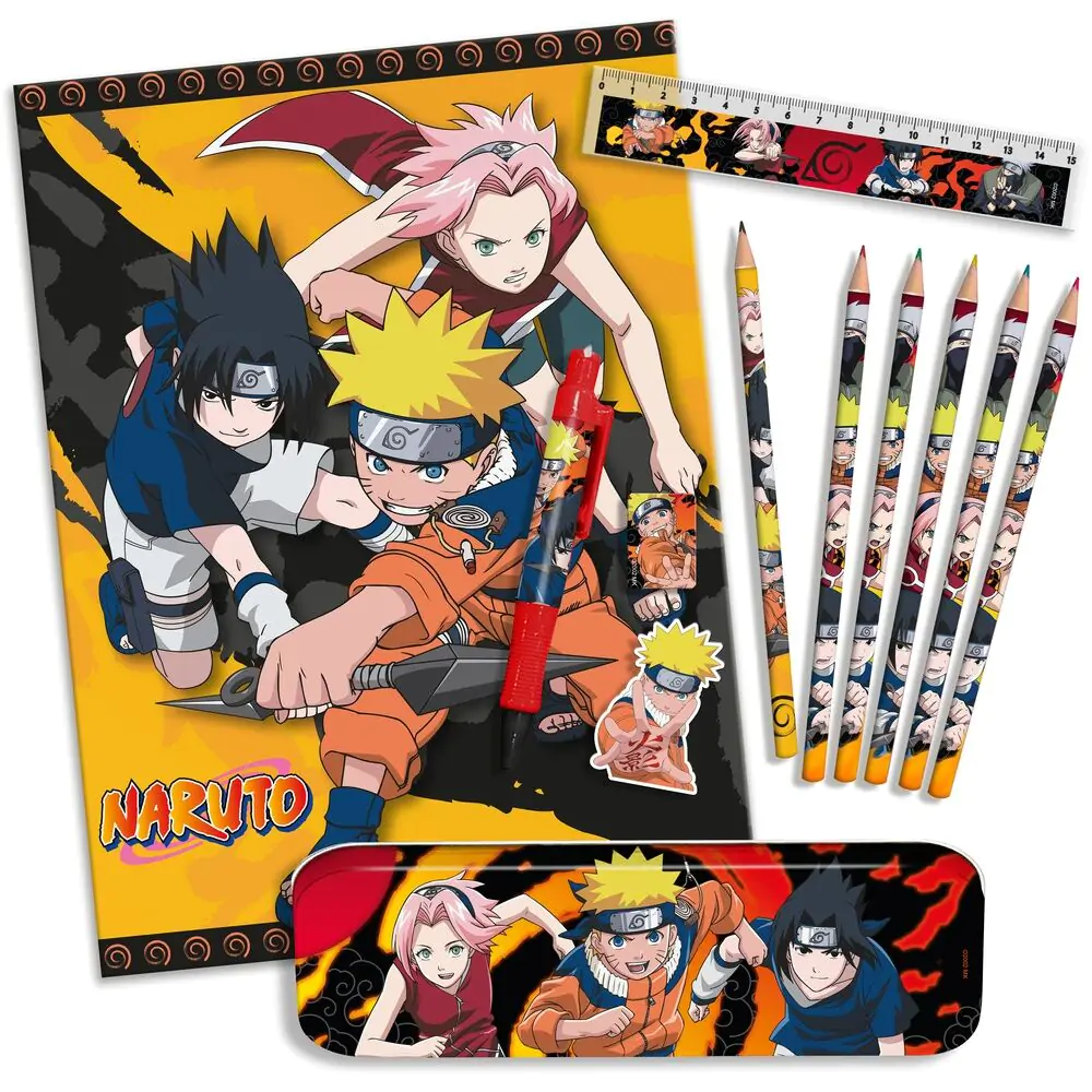 Naruto Shippuden stationary set product photo