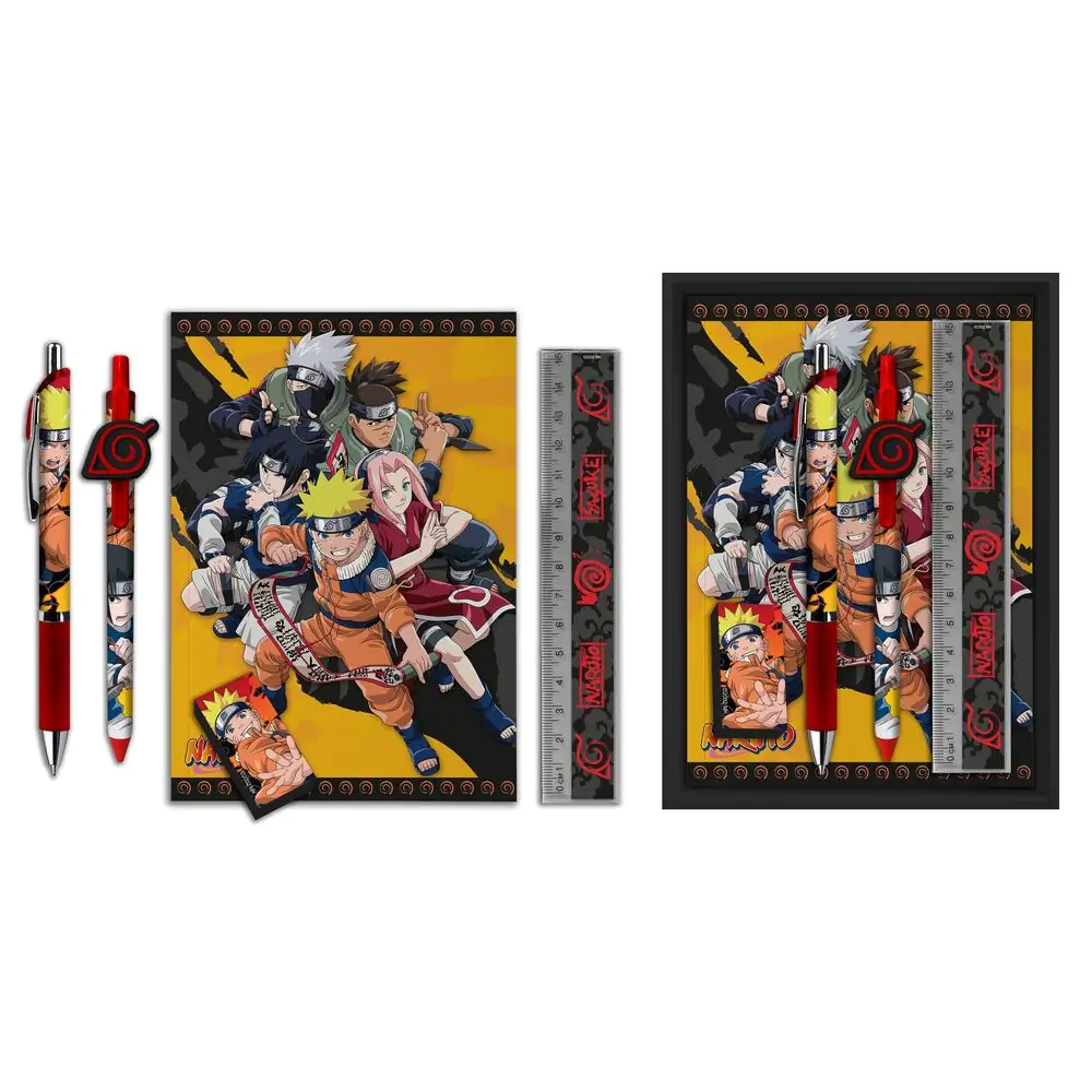 Naruto Shippuden Stationery box set 5pcs termékfotó