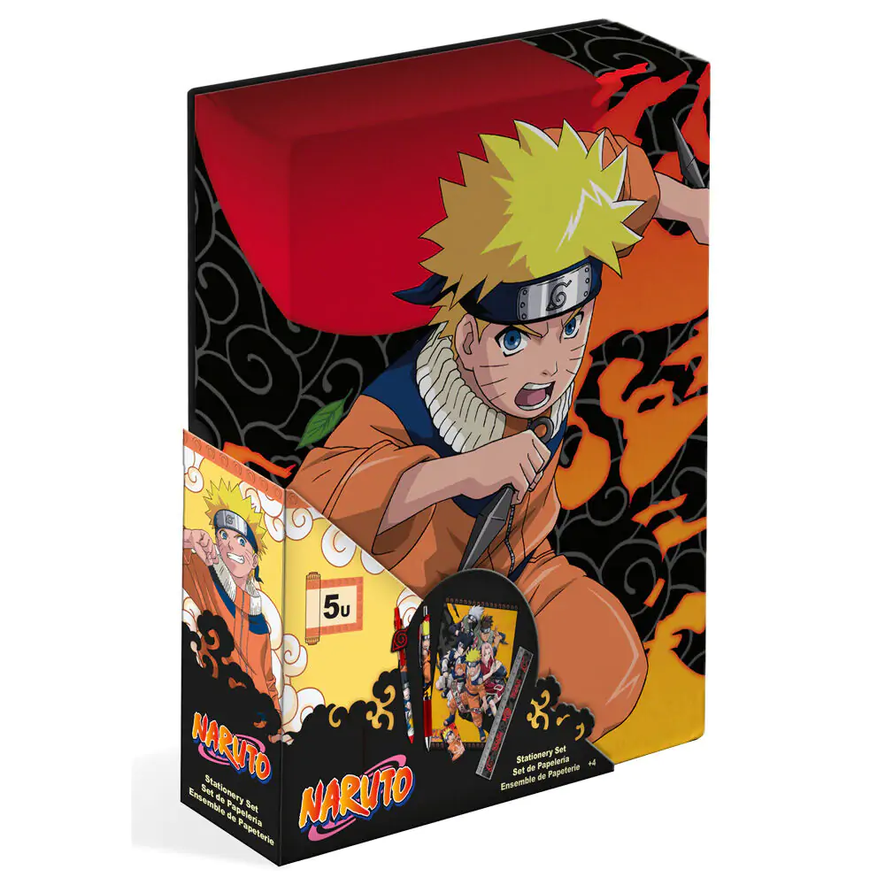 Naruto Shippuden Stationery box set 5pcs termékfotó